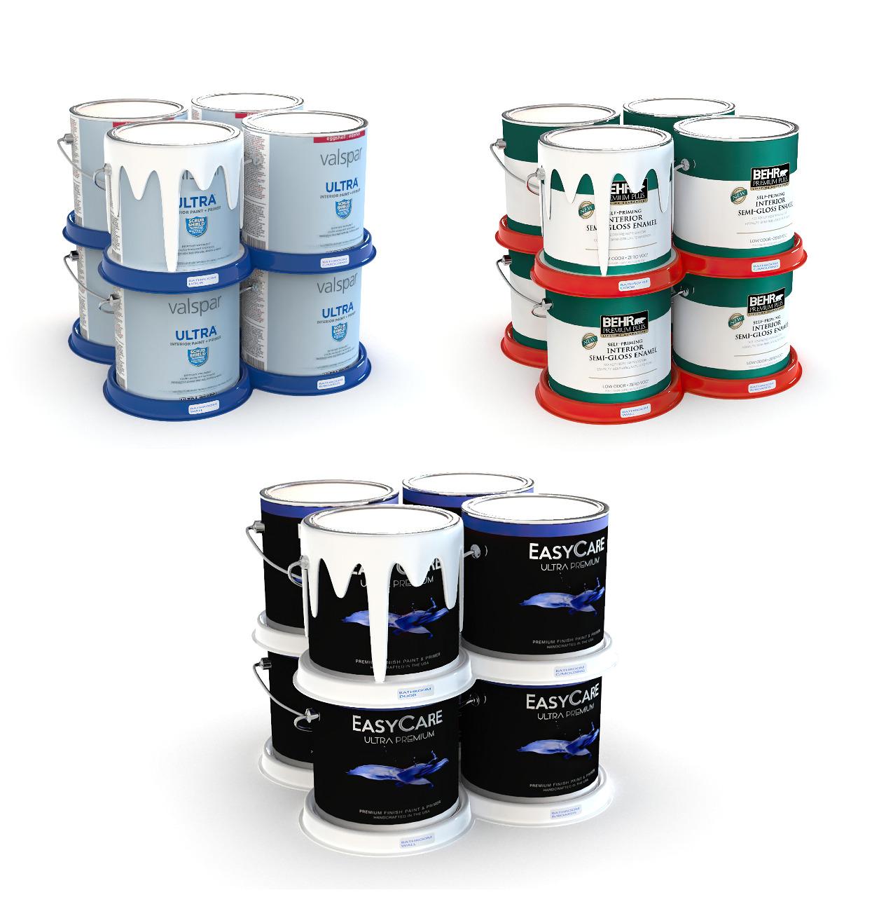 4 Pack - 4 x One Gallon Trays