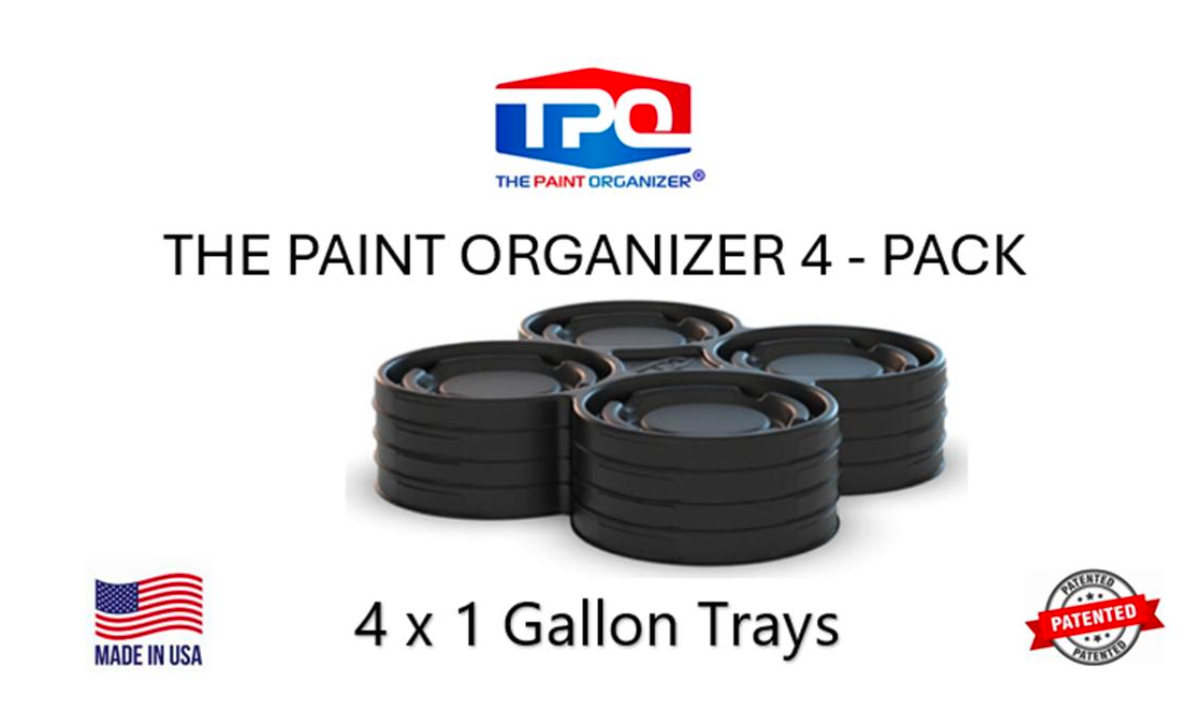 4 Pack - 4 x One Gallon Trays