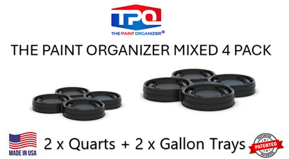Mixed 4 Pack - 2 x Gallon Trays &  2 x Quart Trays